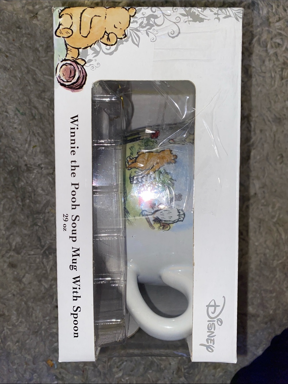 Disney Winnie the Pooh Soup Mug with Spoon